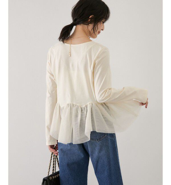 VIS「イレヘムチュールペプラムプルオーバー」|Tシャツ・カットソー|