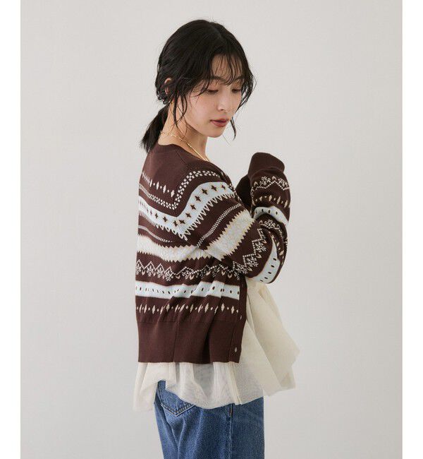 VIS「イレヘムチュールペプラムプルオーバー」|Tシャツ・カットソー|