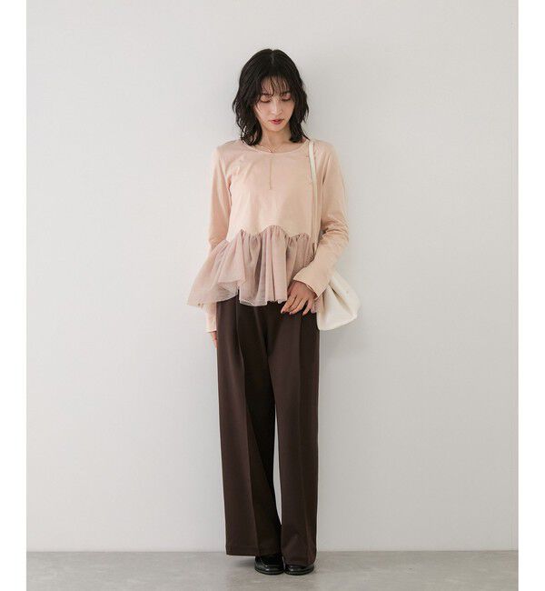 VIS「イレヘムチュールペプラムプルオーバー」|Tシャツ・カットソー|