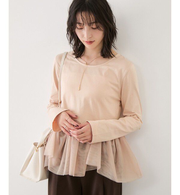 VIS「イレヘムチュールペプラムプルオーバー」|Tシャツ・カットソー|