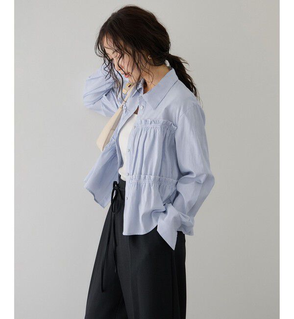 VIS「ビスチェシャーリングシャツ」|シャツ・ブラウス|