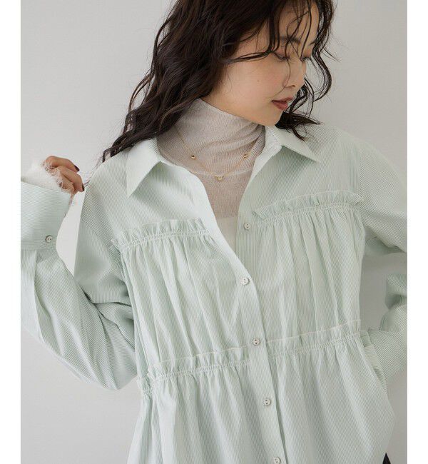 VIS「ビスチェシャーリングシャツ」|シャツ・ブラウス|