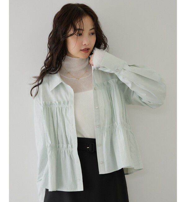 VIS「ビスチェシャーリングシャツ」|シャツ・ブラウス|