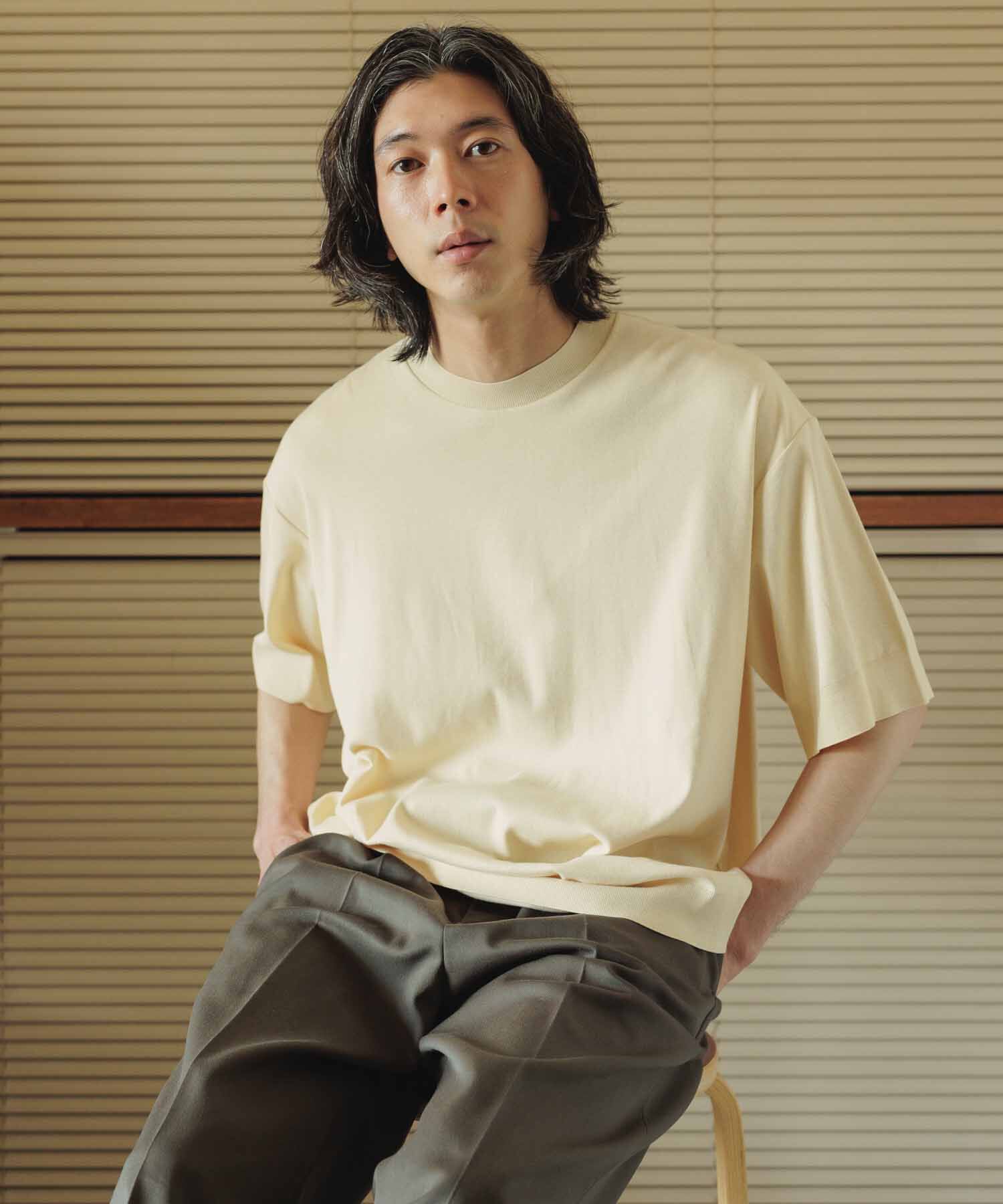 ADAM ET ROPE'「【2点セット】セーターマシーン カーディガン＆半袖T/アンサンブル」|カーディガン|