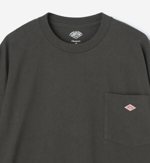 DANTON「DANTON | クルーネック 半袖ポケットTシャツ SOLID MEN」|Tシャツ・カットソー|