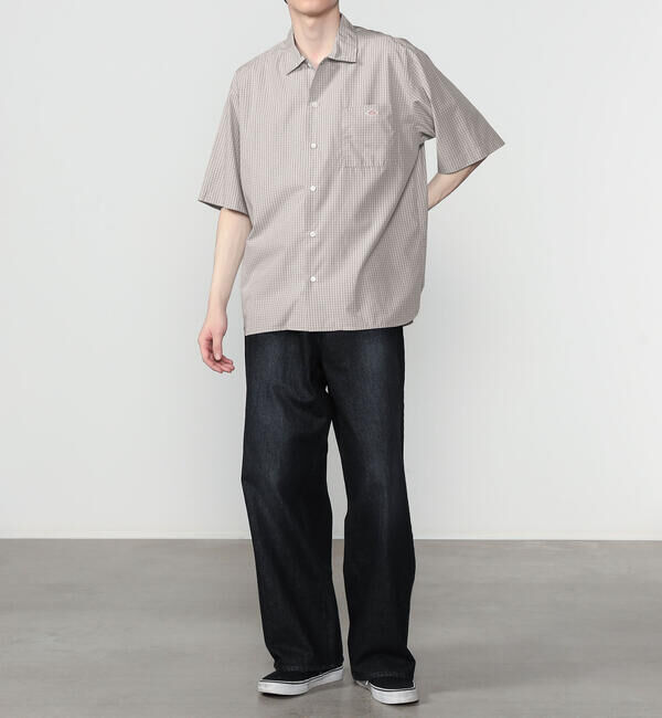 DANTON「DANTON | コットンポプリン 半袖ワークシャツ PLAID MEN」|シャツ・ブラウス|