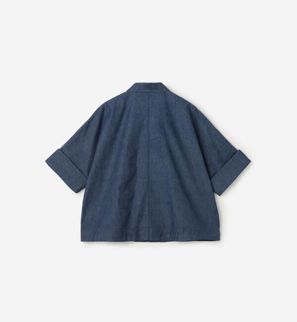 DANTON「DANTON | コットンシャンブレー ドルマンワークシャツ WOMEN」|シャツ・ブラウス|