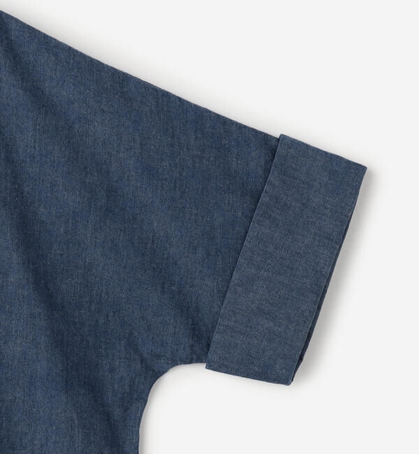 DANTON「DANTON | コットンシャンブレー ドルマンワークシャツ WOMEN」|シャツ・ブラウス|