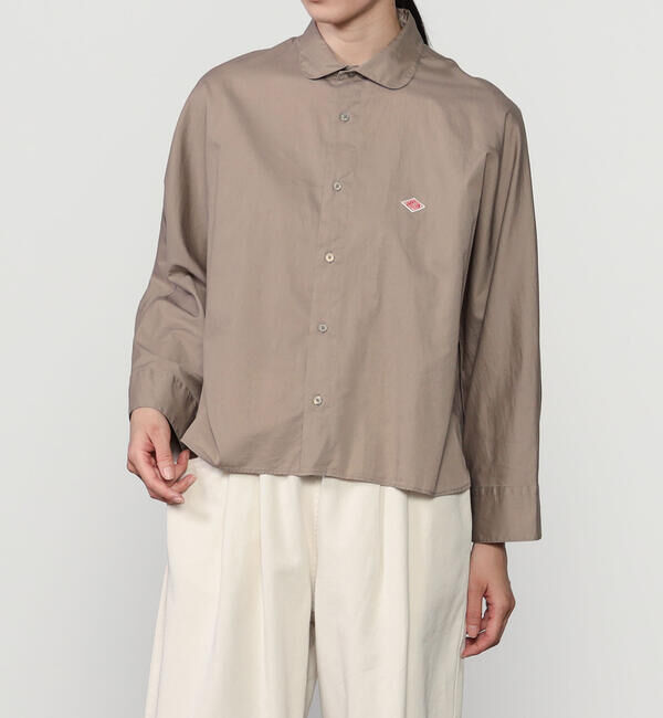DANTON「DANTON | コットンツイル ドルマンスリーブ長袖シャツ WOMEN」|シャツ・ブラウス|