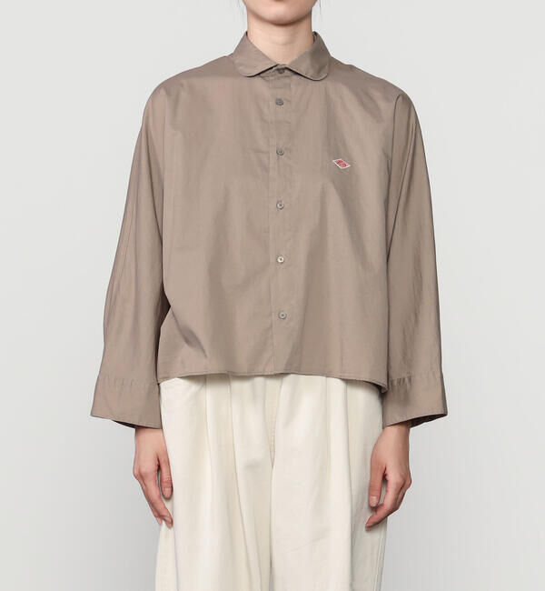 DANTON「DANTON | コットンツイル ドルマンスリーブ長袖シャツ WOMEN」|シャツ・ブラウス|