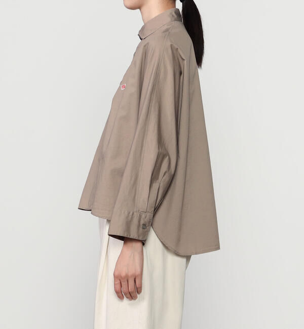 DANTON「DANTON | コットンツイル ドルマンスリーブ長袖シャツ WOMEN」|シャツ・ブラウス|