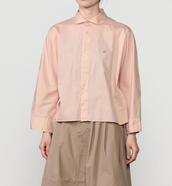 DANTON「DANTON | コットンツイル ドルマンスリーブ長袖シャツ WOMEN」|シャツ・ブラウス|