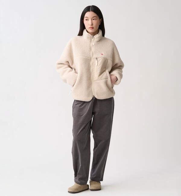 DANTON「DANTON | ストレッチコーデュロイ イージーパンツ WOMEN」|チノ|