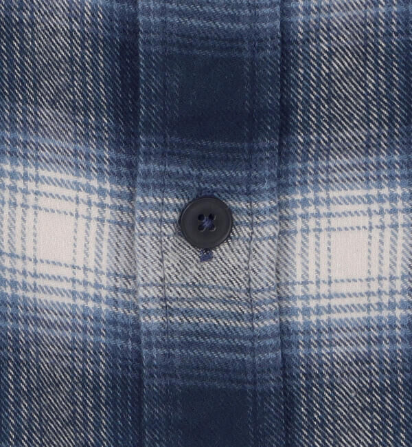 DANTON「DANTON | フランネル レギュラーカラー長袖シャツ MEN」|シャツ・ブラウス|