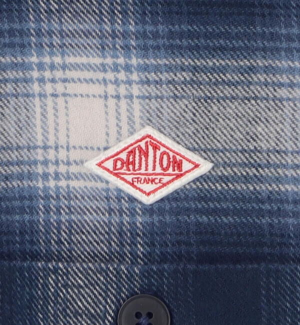 DANTON「DANTON | フランネル レギュラーカラー長袖シャツ MEN」|シャツ・ブラウス|