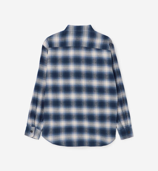 DANTON「DANTON | フランネル レギュラーカラー長袖シャツ WOMEN」|シャツ・ブラウス|