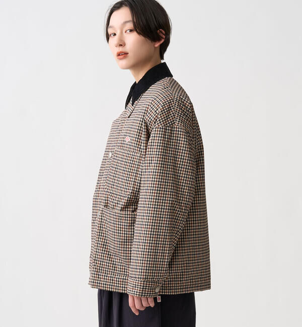 DANTON「DANTON | 中綿ナイロン カバーオールジャケット WOMEN」|ダウン|