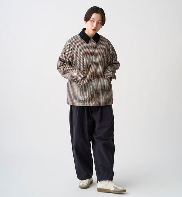 DANTON「DANTON | 中綿ナイロン カバーオールジャケット WOMEN」|ダウン|