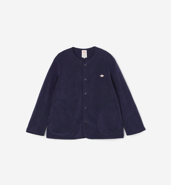 DANTON「DANTON | フリース カラーレスジャケット MEN」|Tシャツ・カットソー|