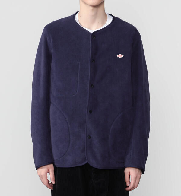 DANTON「DANTON | フリース カラーレスジャケット MEN」|Tシャツ・カットソー|