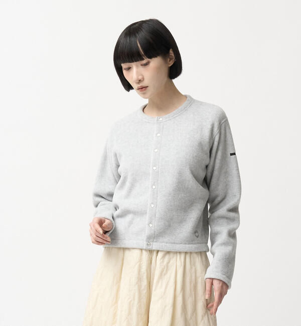 ORCIVAL「ORCIVAL | フリース クルーネックカーディガン WOMEN」|カーディガン|