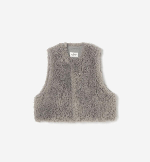 LE GLAZIK「LE GLAZIK | エコファー ジレ WOMEN」|その他|