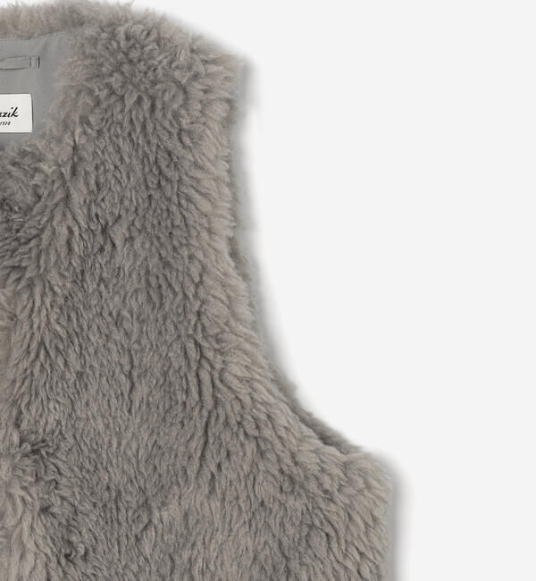 LE GLAZIK「LE GLAZIK | エコファー ジレ WOMEN」|その他|