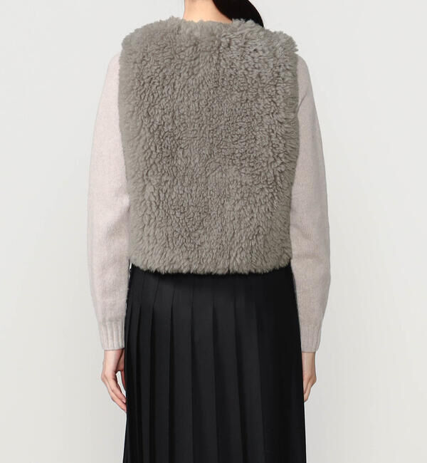 LE GLAZIK「LE GLAZIK | エコファー ジレ WOMEN」|その他|