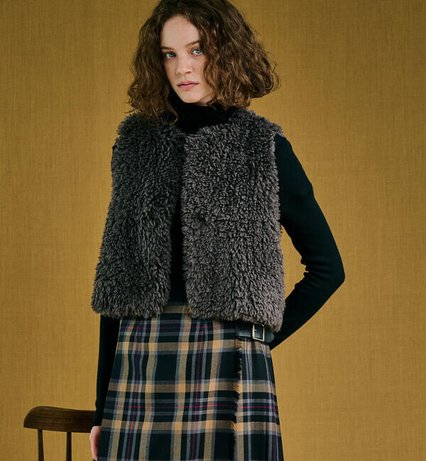 LE GLAZIK「LE GLAZIK | エコファー ジレ WOMEN」|その他|