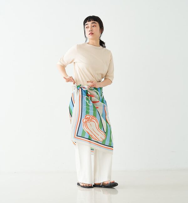 collex「【manipuri/マニプリ】コットンシルクベジインドストール」|マフラー|