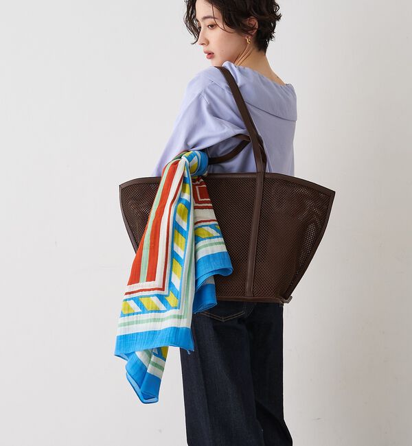 Rouge vif「【CHIMERE/シメール】 メッシュトートバッグ」|トートバッグ|