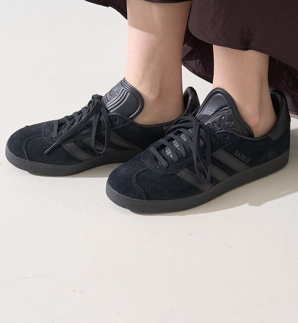 Rouge vif「【追加2 / adidas / アディダス】ガゼル　GAZELLE　スニーカー」|スニーカー|ブラック