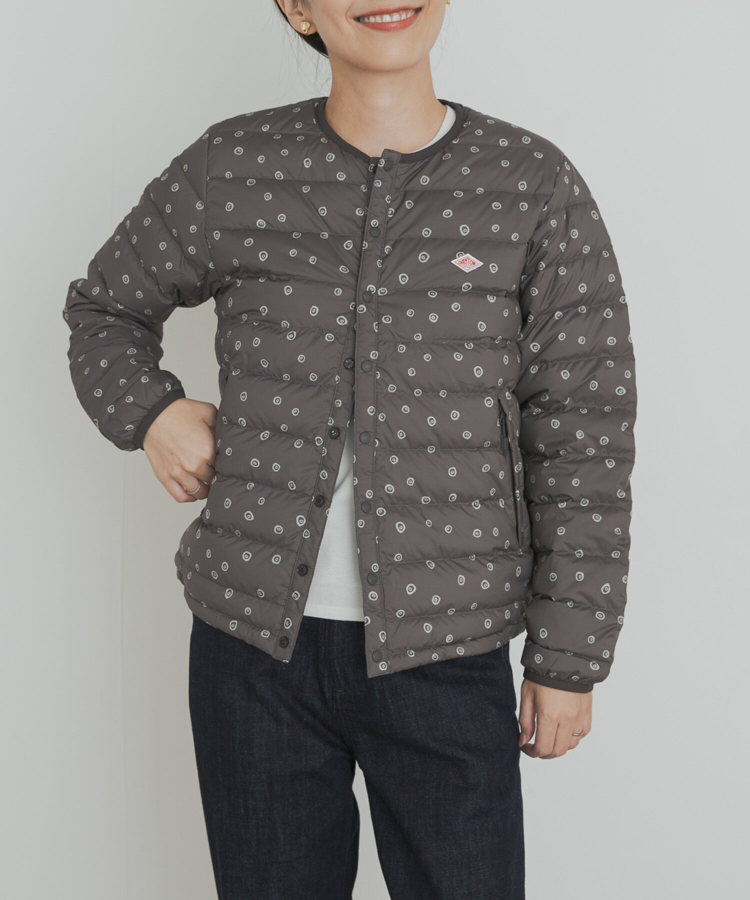 URBAN RESEARCH DOORS「DANTON　INNERDOWN CREWNECKJACKET」|ダウン|
