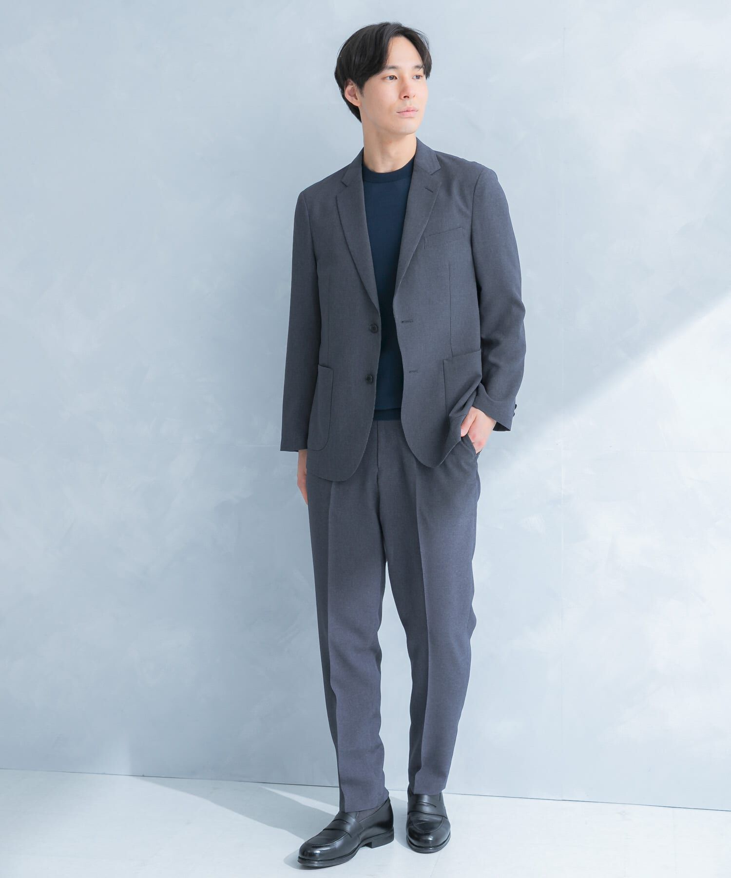URBAN RESEARCH DOORS「LIFE STYLE TAILOR　リネンライク千鳥柄コンフォータブルパンツ」|その他|