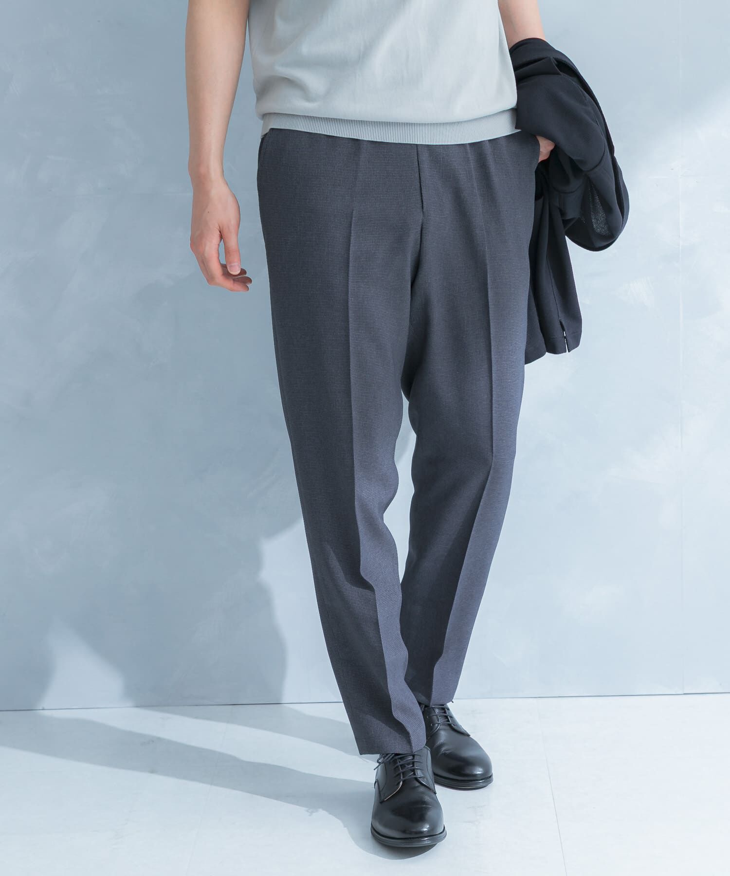 URBAN RESEARCH DOORS「LIFE STYLE TAILOR　リネンライク千鳥柄コンフォータブルパンツ」|その他|