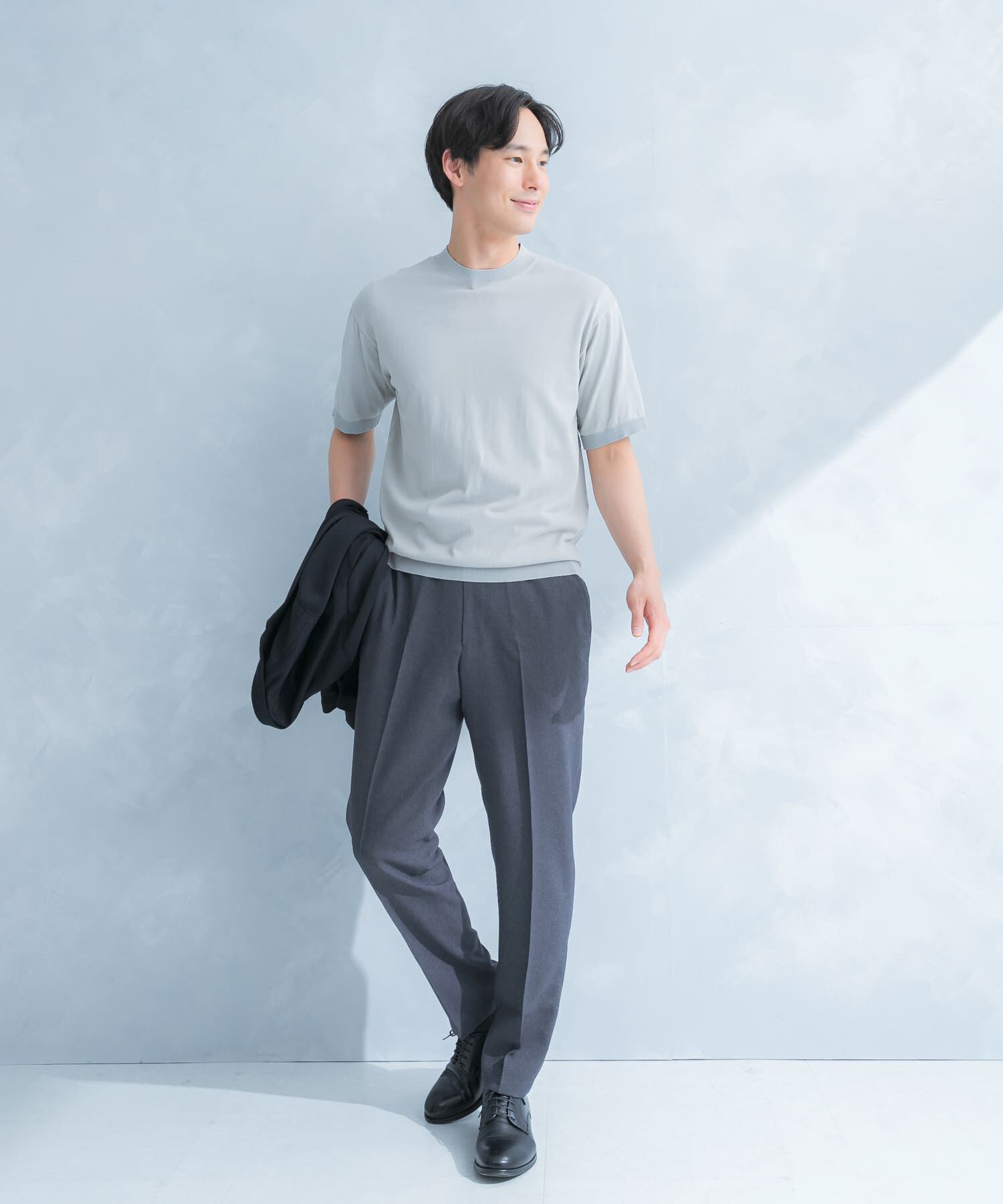 URBAN RESEARCH DOORS「LIFE STYLE TAILOR　リネンライク千鳥柄コンフォータブルパンツ」|その他|