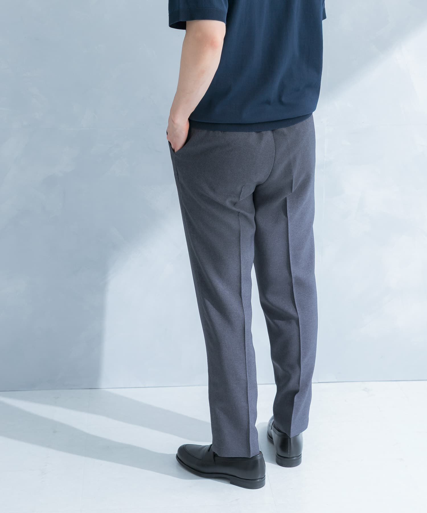 URBAN RESEARCH DOORS「LIFE STYLE TAILOR　リネンライク千鳥柄コンフォータブルパンツ」|その他|