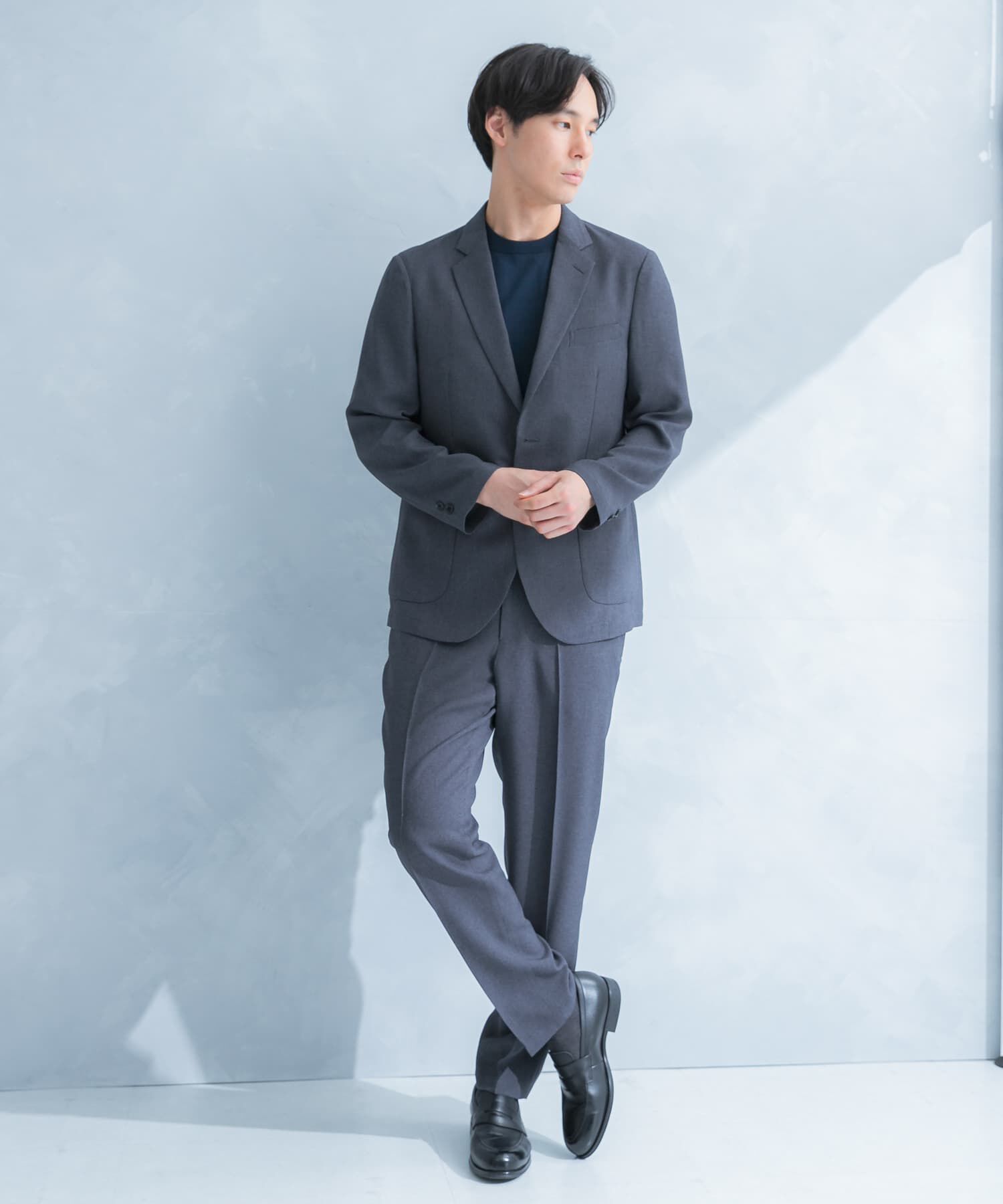 URBAN RESEARCH DOORS「LIFE STYLE TAILOR　リネンライク千鳥柄コンフォータブルパンツ」|その他|