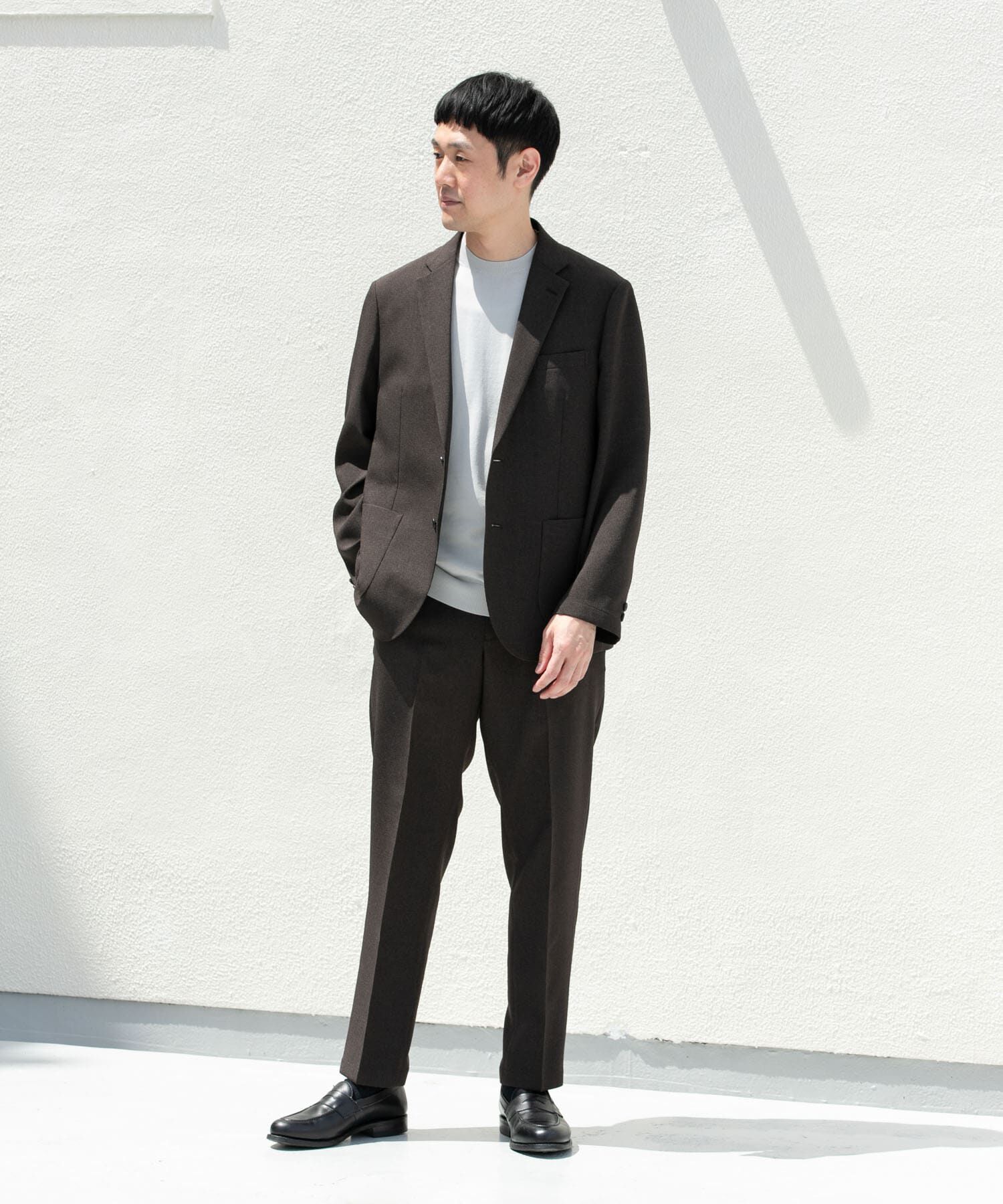 URBAN RESEARCH DOORS「LIFE STYLE TAILOR　リネンライク千鳥柄コンフォータブルパンツ」|その他|