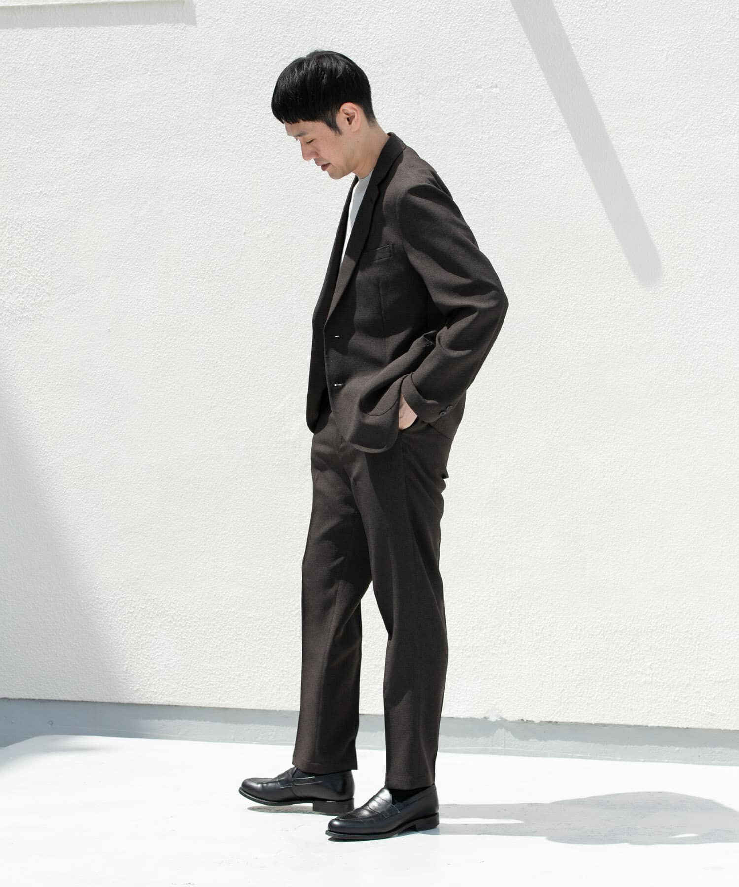 URBAN RESEARCH DOORS「LIFE STYLE TAILOR　リネンライク千鳥柄コンフォータブルパンツ」|その他|