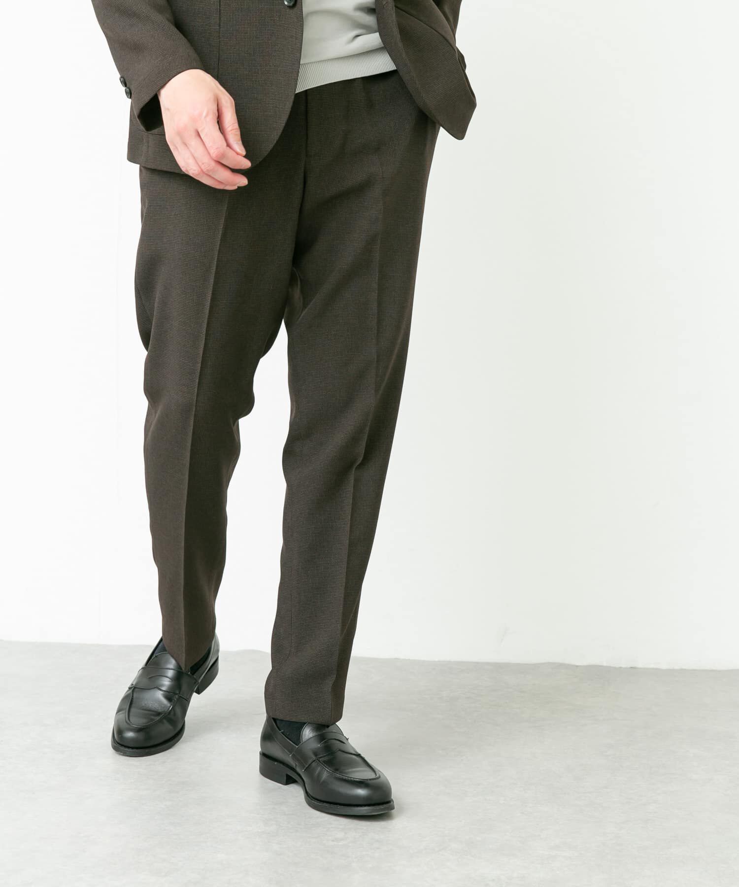 URBAN RESEARCH DOORS「LIFE STYLE TAILOR　リネンライク千鳥柄コンフォータブルパンツ」|その他|