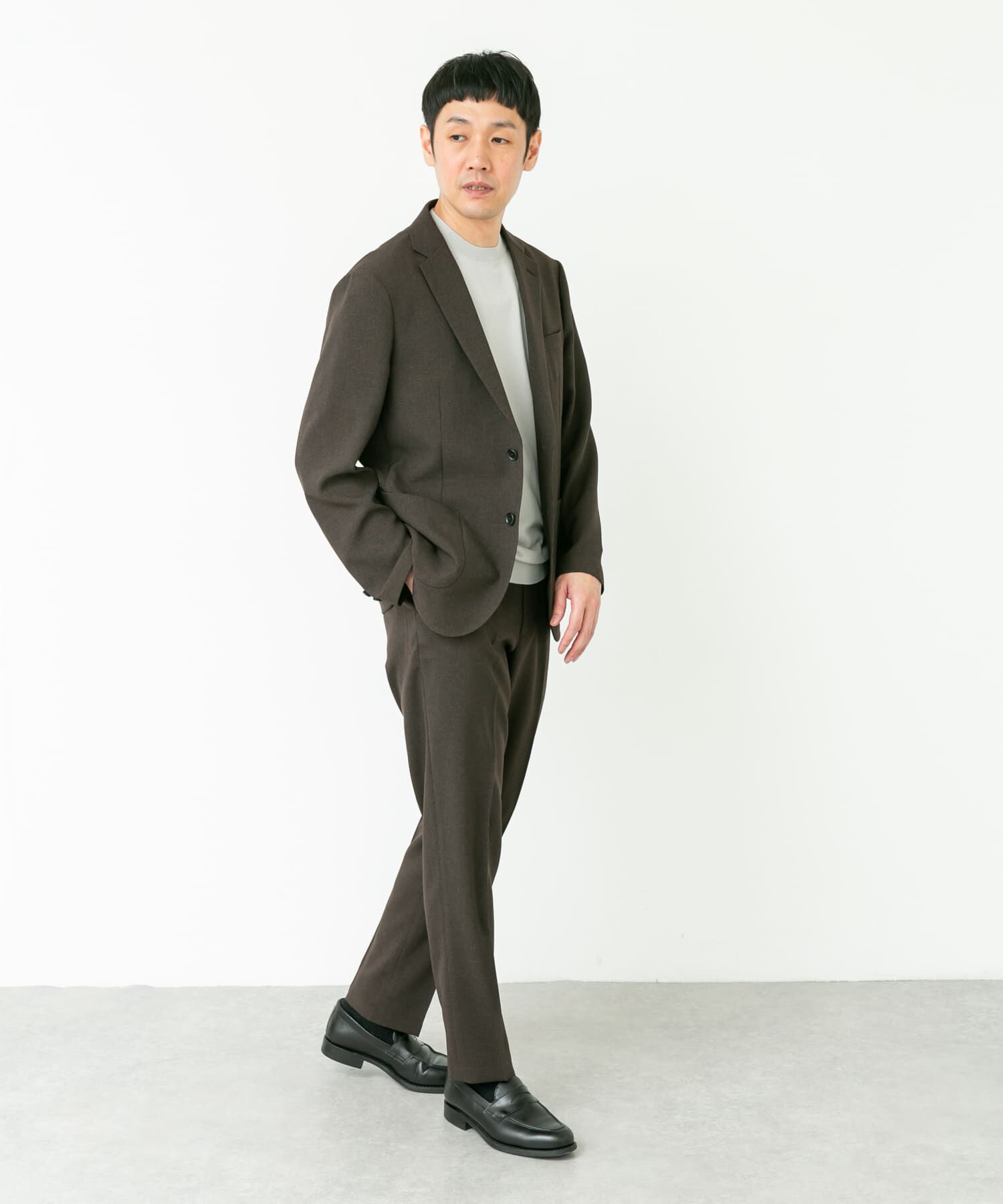 URBAN RESEARCH DOORS「LIFE STYLE TAILOR　リネンライク千鳥柄コンフォータブルパンツ」|その他|