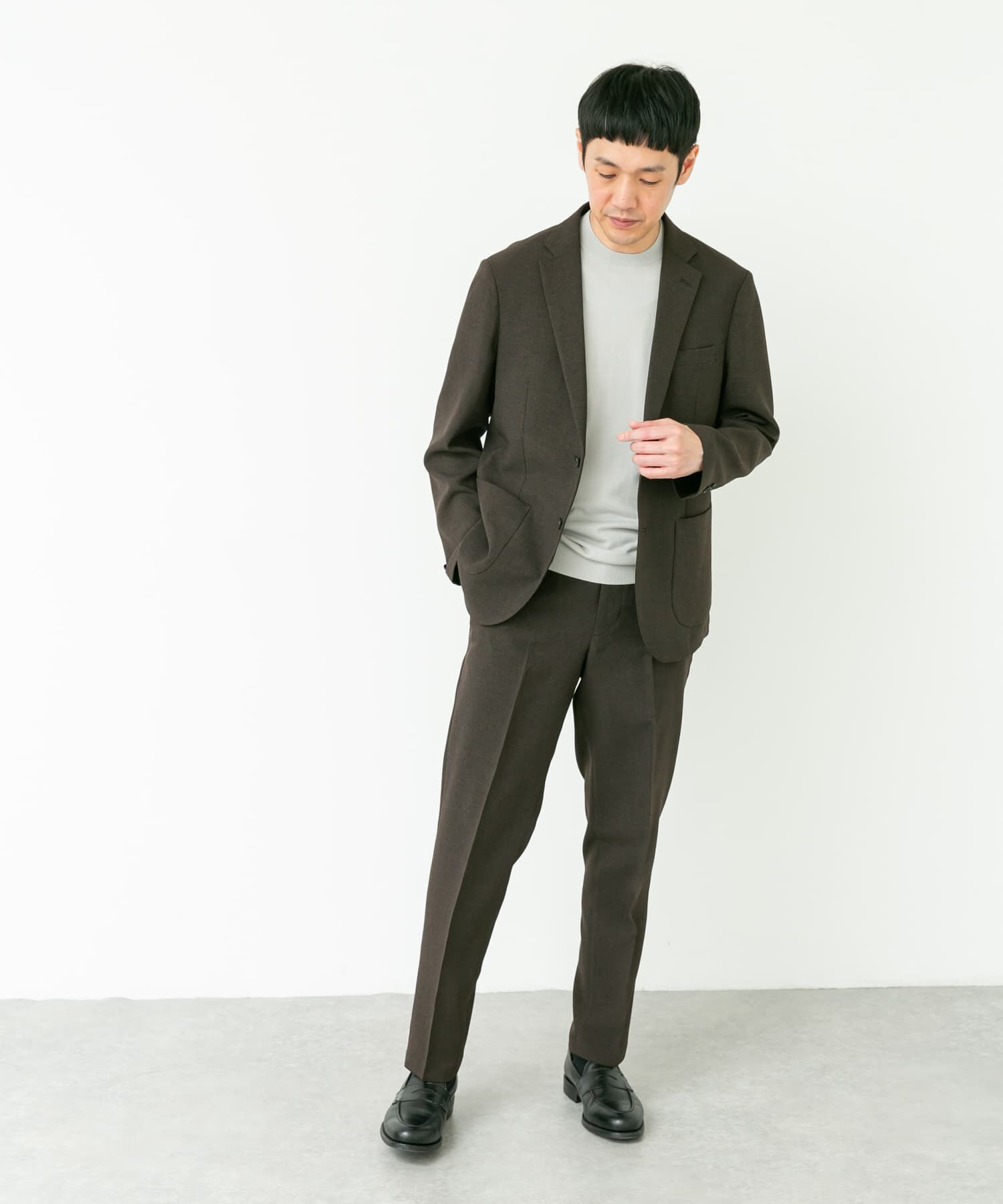 URBAN RESEARCH DOORS「LIFE STYLE TAILOR　リネンライク千鳥柄コンフォータブルパンツ」|その他|