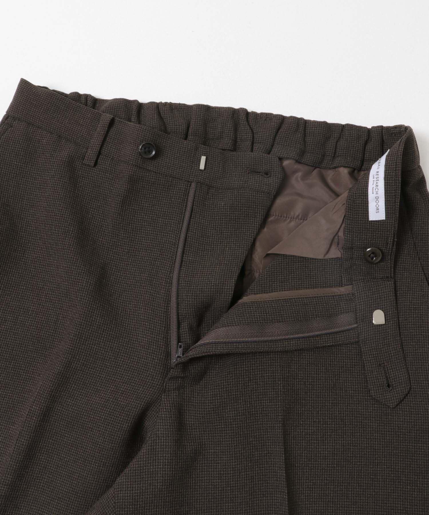 URBAN RESEARCH DOORS「LIFE STYLE TAILOR　リネンライク千鳥柄コンフォータブルパンツ」|その他|