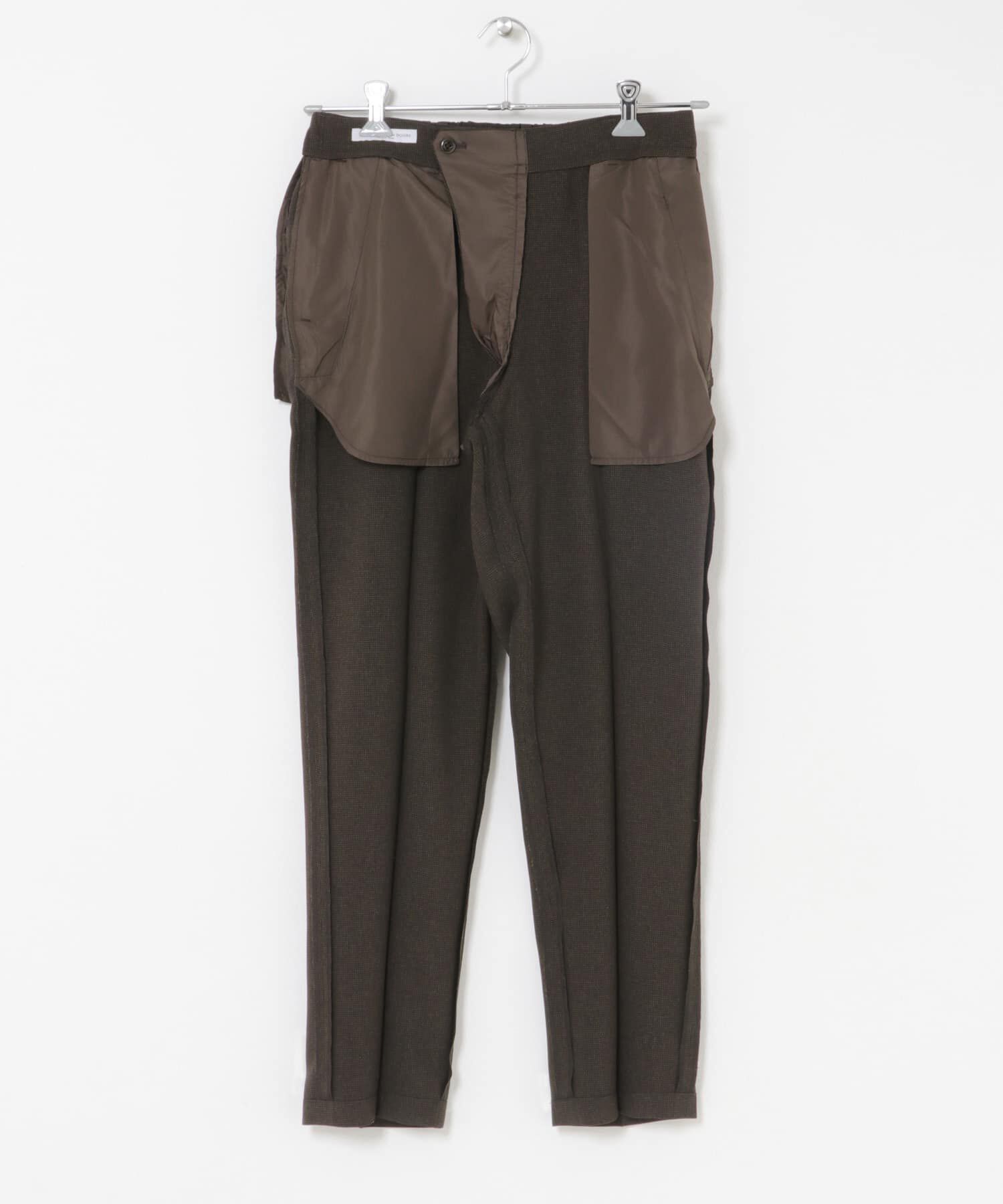 URBAN RESEARCH DOORS「LIFE STYLE TAILOR　リネンライク千鳥柄コンフォータブルパンツ」|その他|