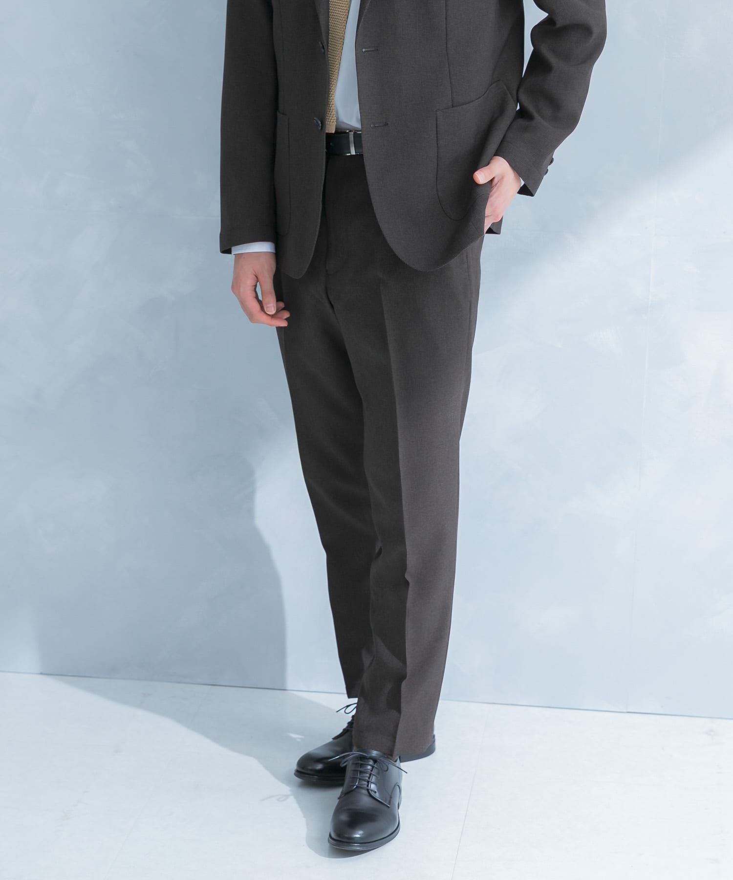 URBAN RESEARCH DOORS「LIFE STYLE TAILOR　リネンライク千鳥柄コンフォータブルパンツ」|その他|