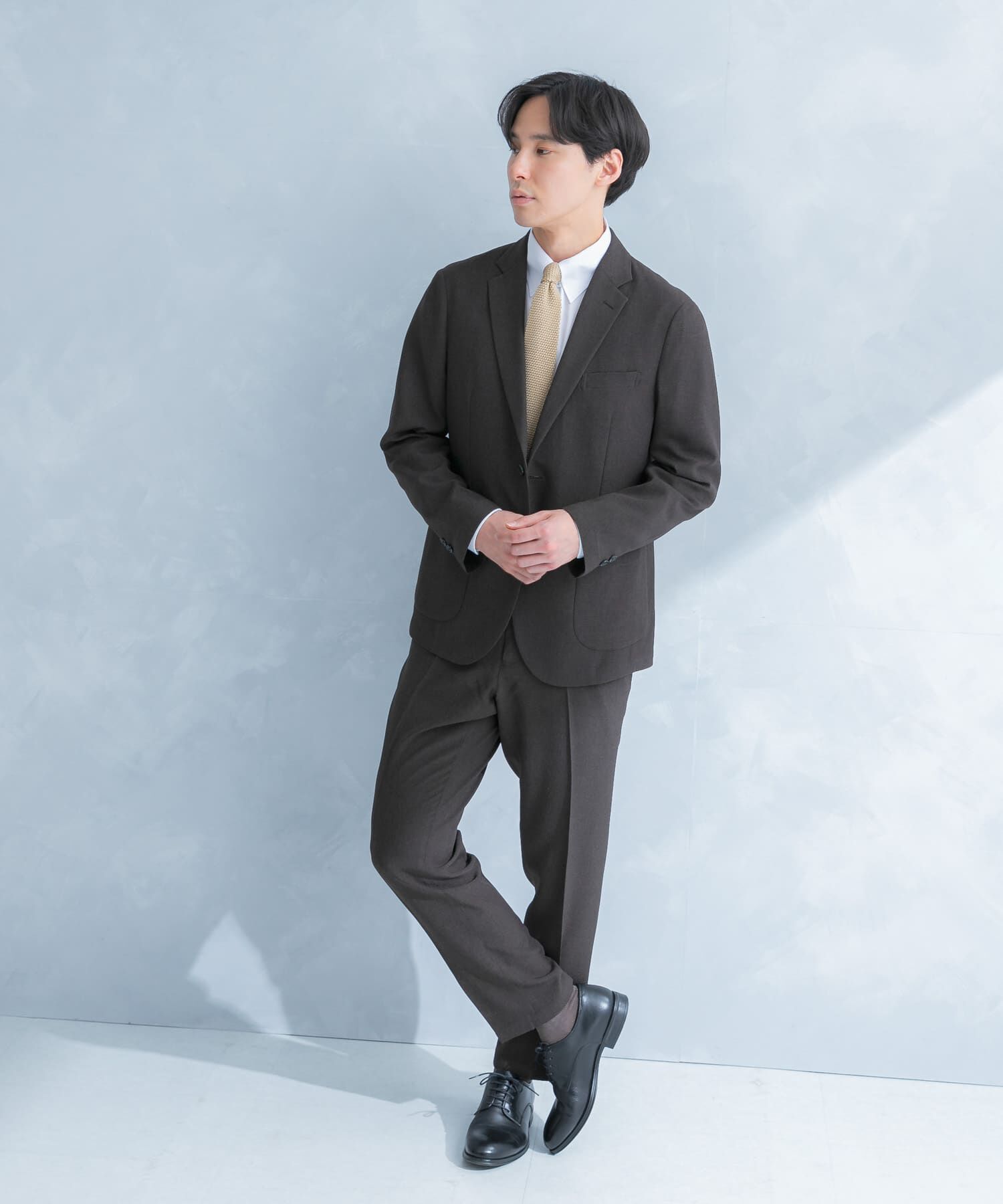 URBAN RESEARCH DOORS「LIFE STYLE TAILOR　リネンライク千鳥柄コンフォータブルパンツ」|その他|