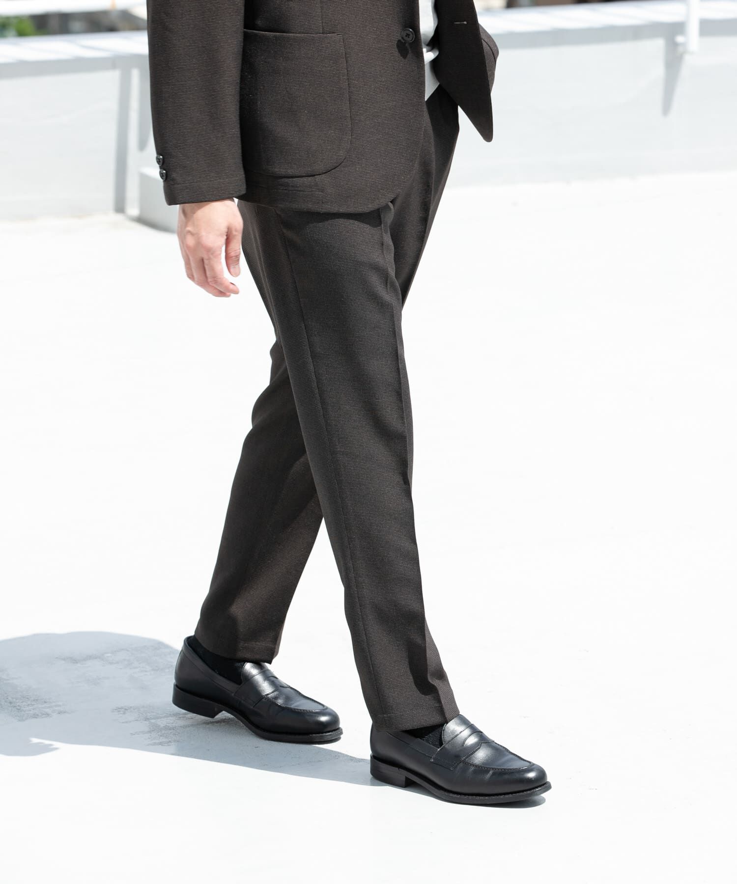 URBAN RESEARCH DOORS「LIFE STYLE TAILOR　リネンライク千鳥柄コンフォータブルパンツ」|その他|