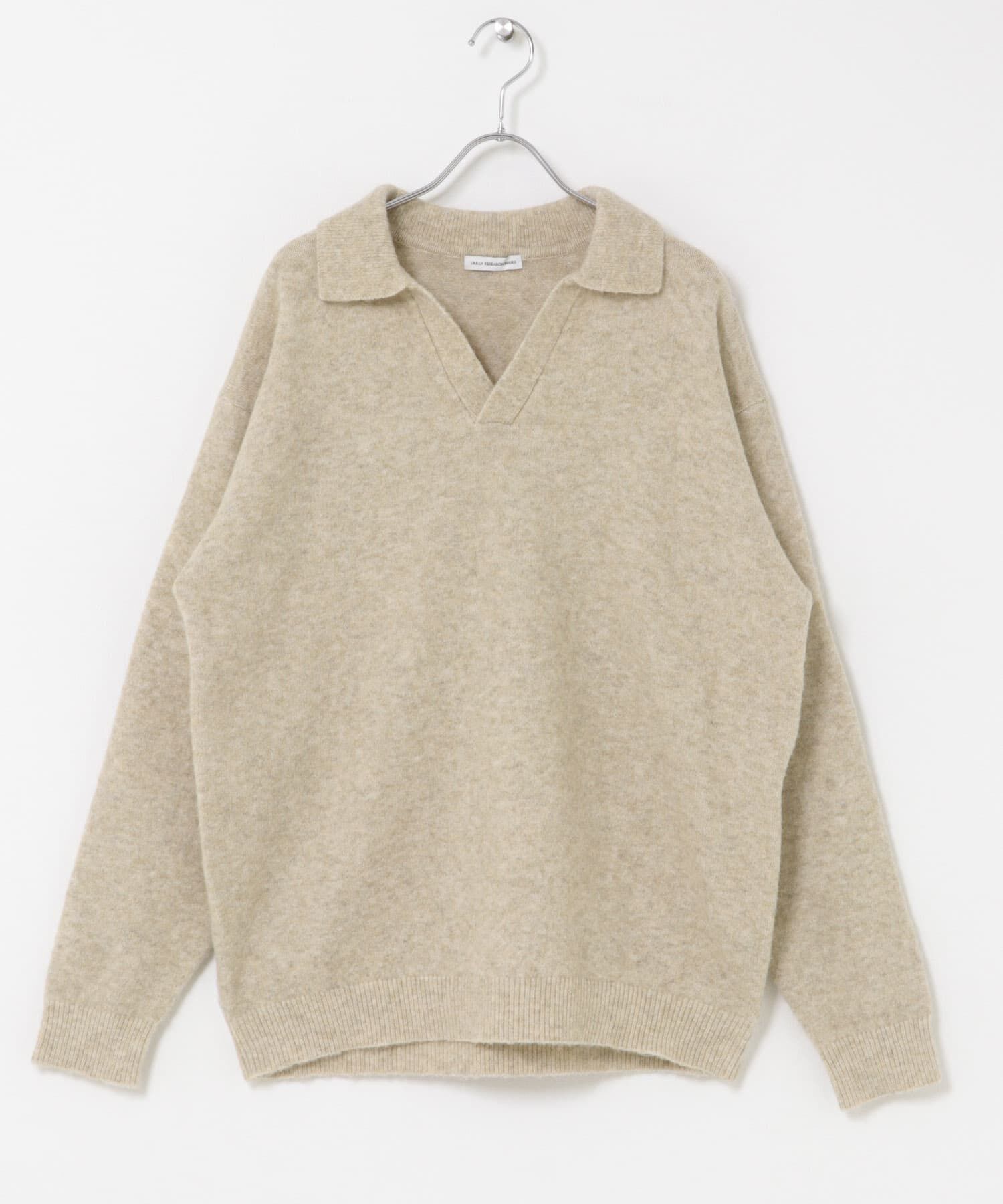 URBAN RESEARCH DOORS「ウール混もちもちスキッパーニット」|ニット・セーター|