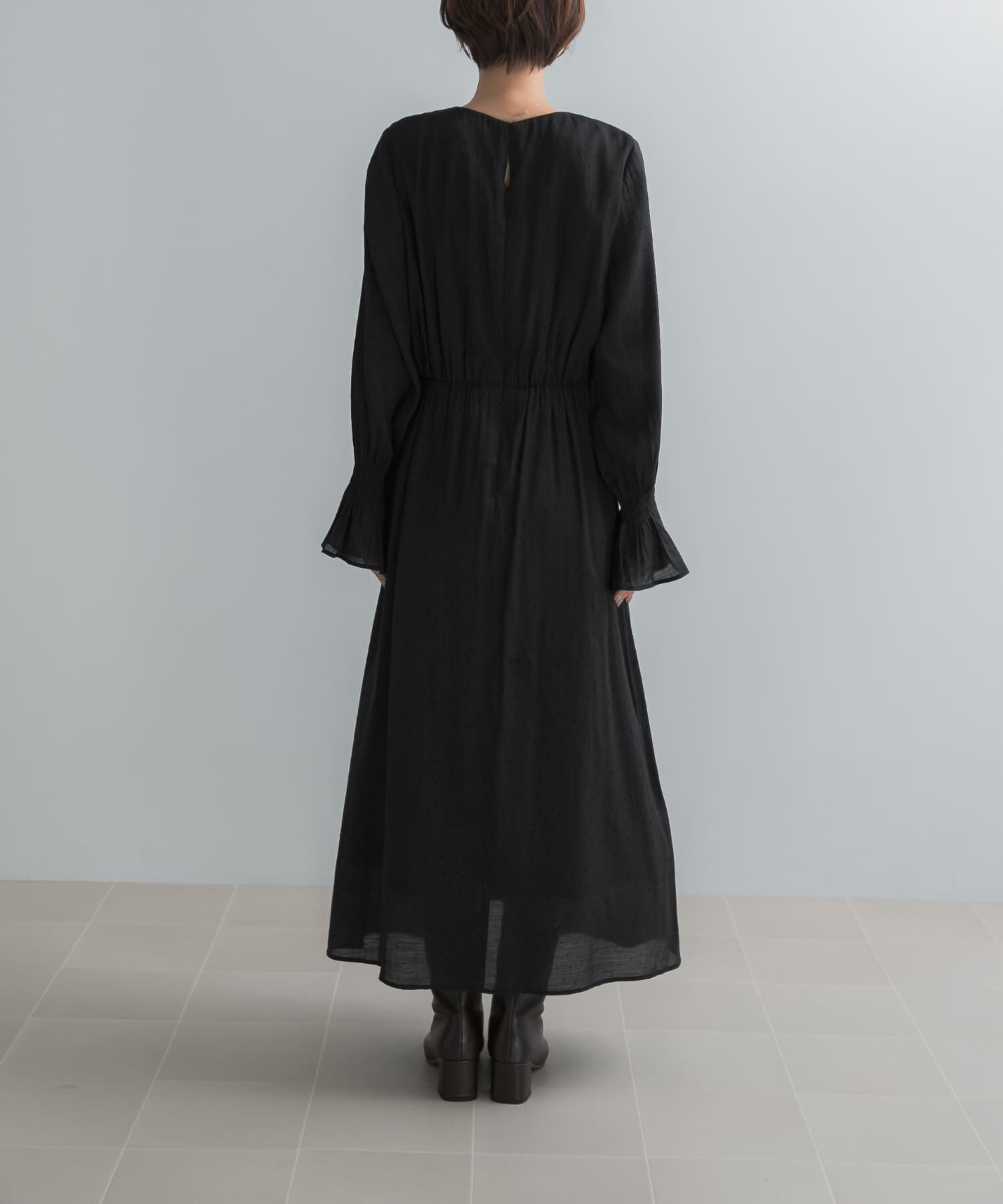 URBAN RESEARCH ROSSO「シャーリングドットワンピース」|ワンピース|
